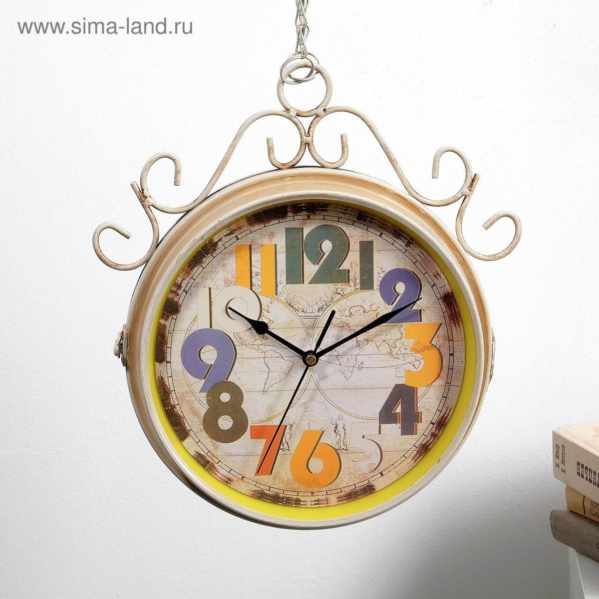 Стильные часы на стену