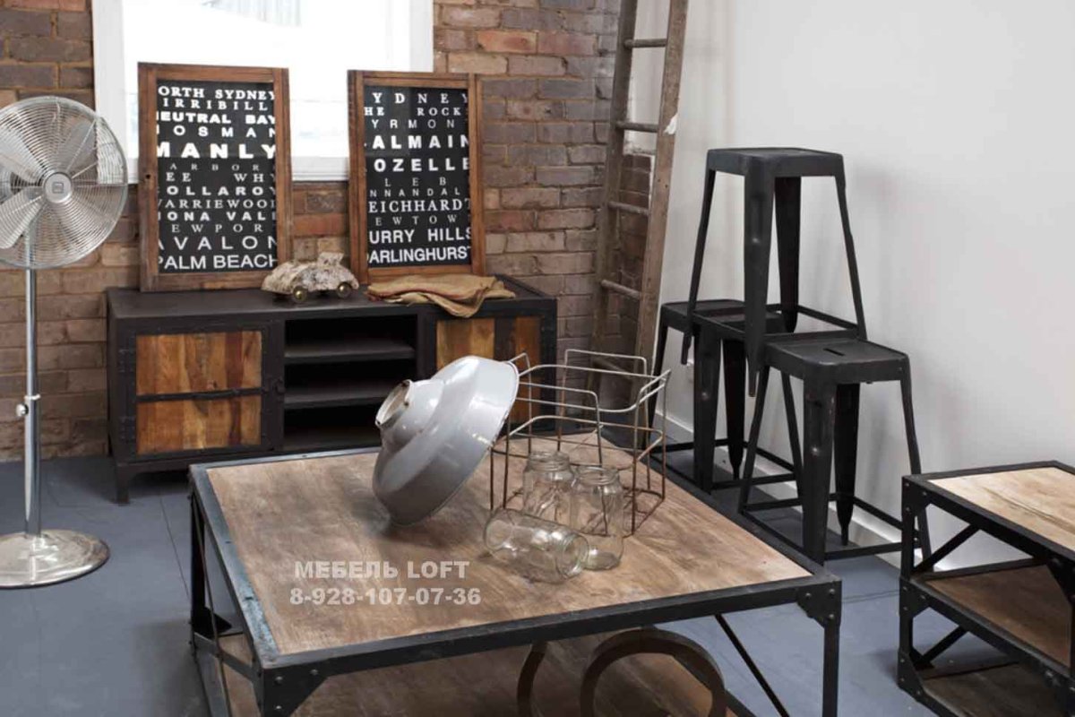 Дизайнерская мебель лофт