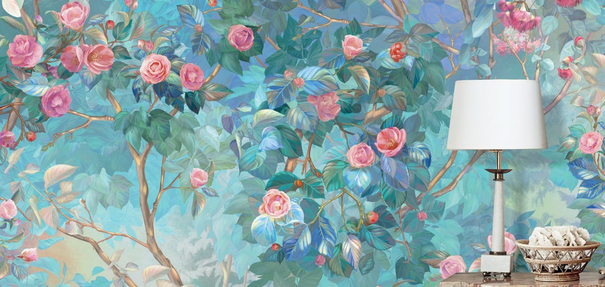 Панно с листьями в интерьере