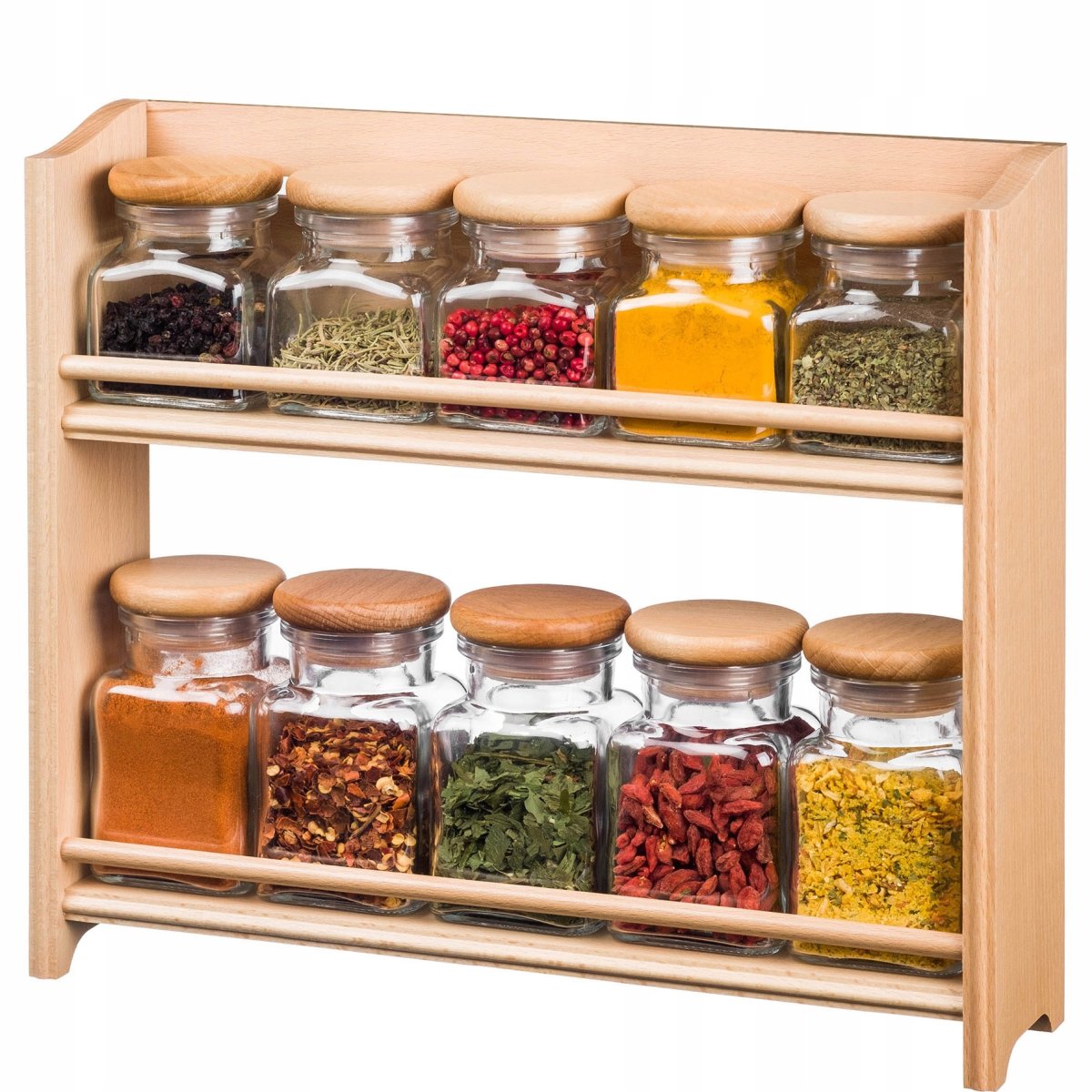 Набор для специй 2 предмета хром 2pcs Spice Rack Set