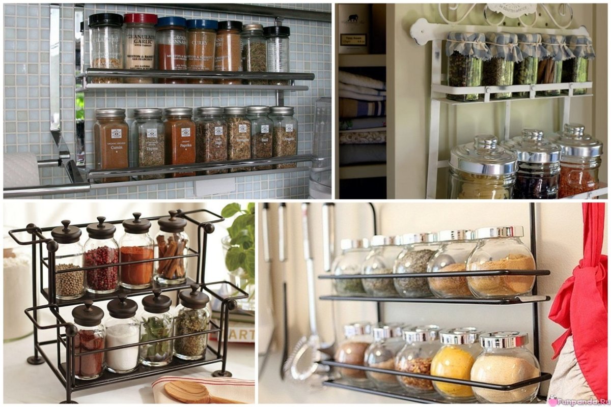 Стеллаж для приправ и дощечек