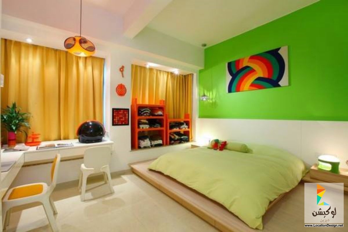 Оранжевый в интерьере