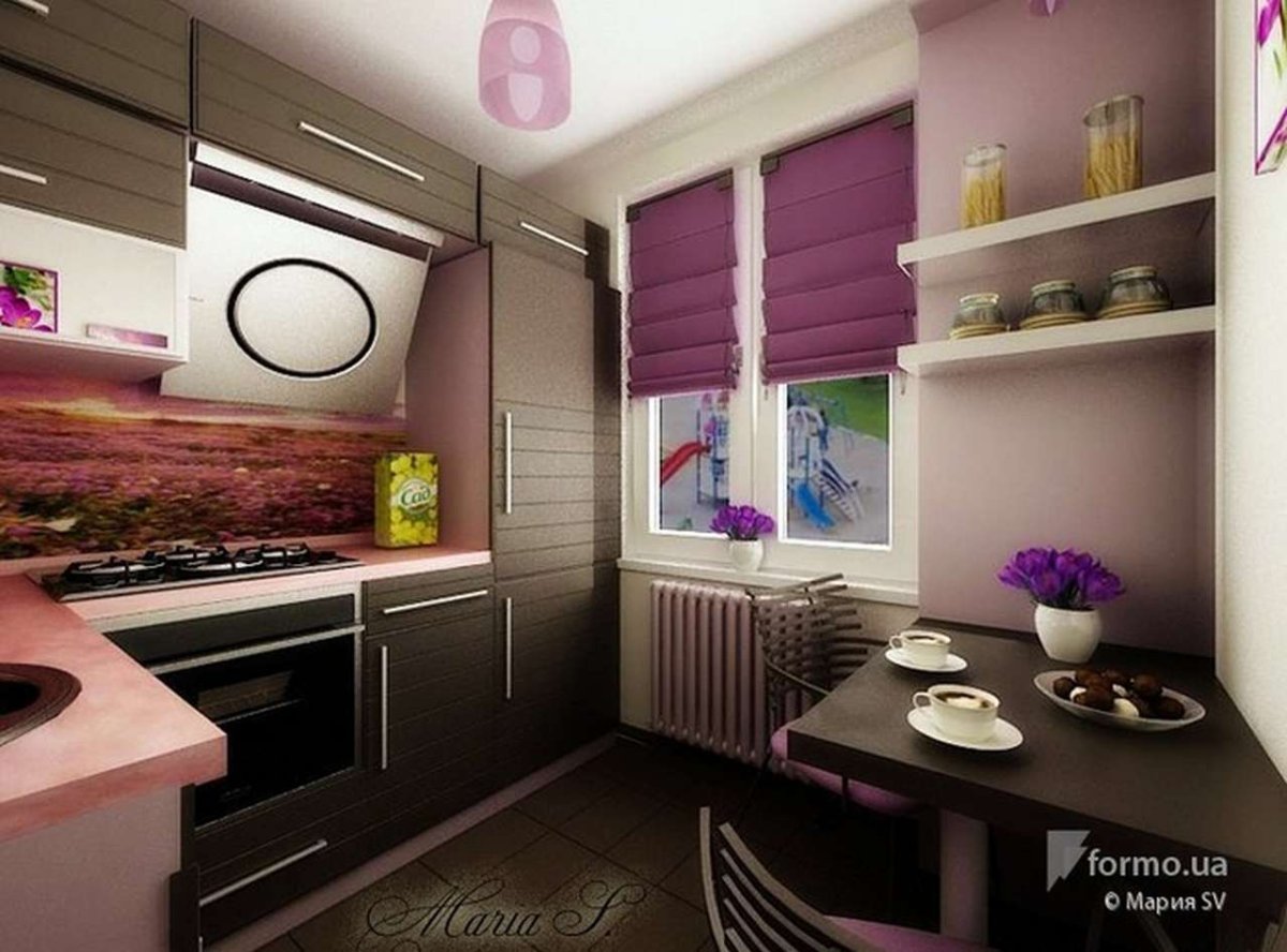 Маленькие уютные кухни в хрущевке
