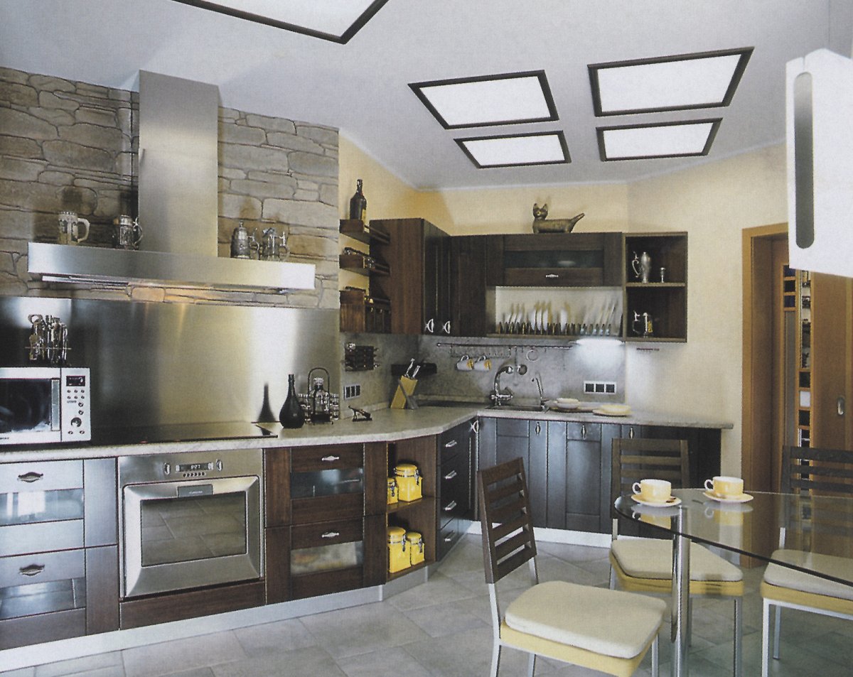 Кухня неправильной формы