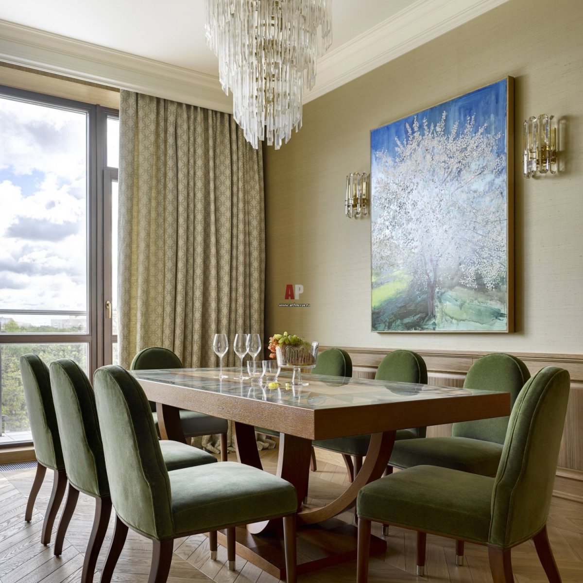 Стул Woodcraft Валенсия Yellow