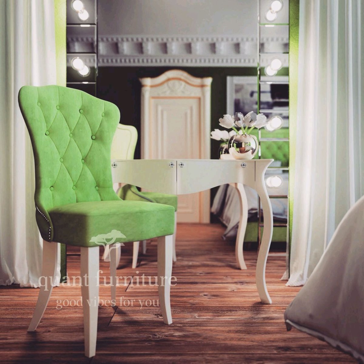 Стул Конджо Velvet Green