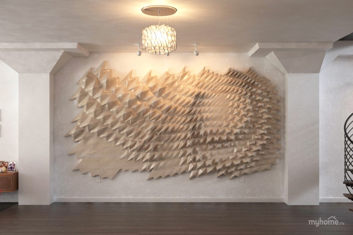 Параметрическое панно с подсветкой