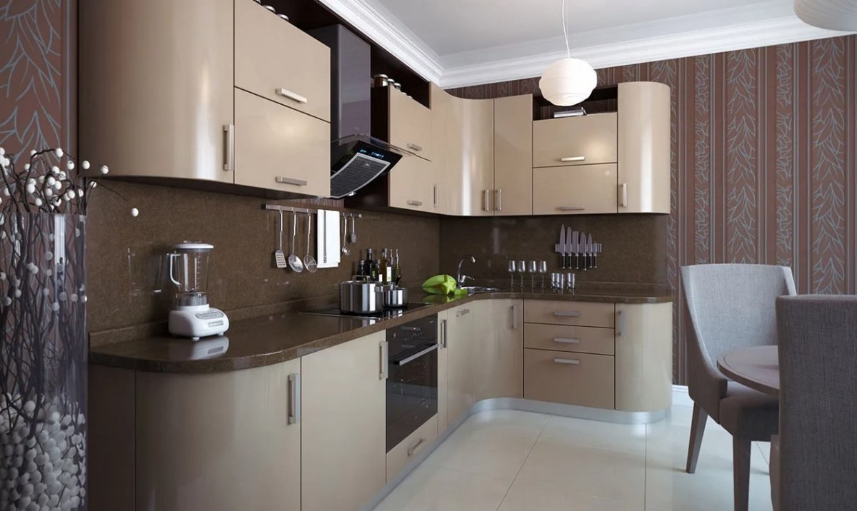 Кухня капучино Модерн