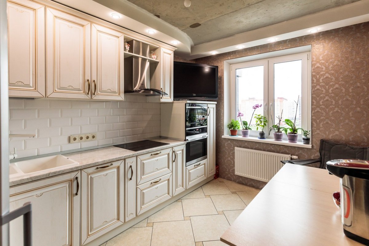 Кухни МДФ эмаль матовая Неоклассика