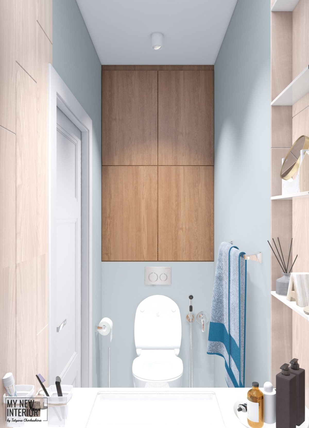 Полочки в туалете