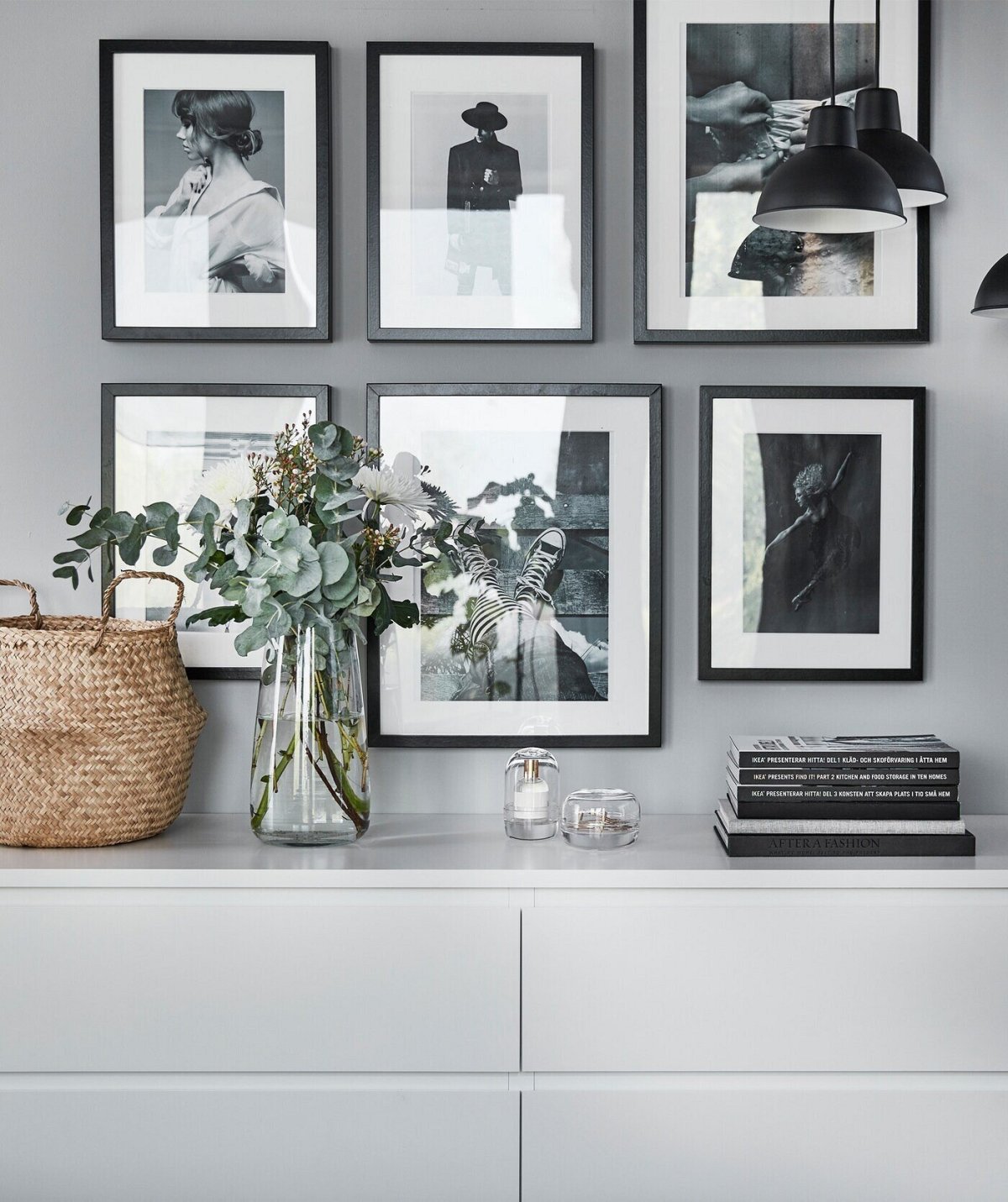 КНОППЭНГ рама с постером 8 предм