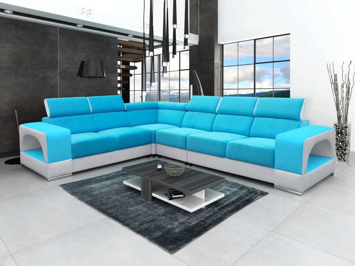 Красный стильный диван