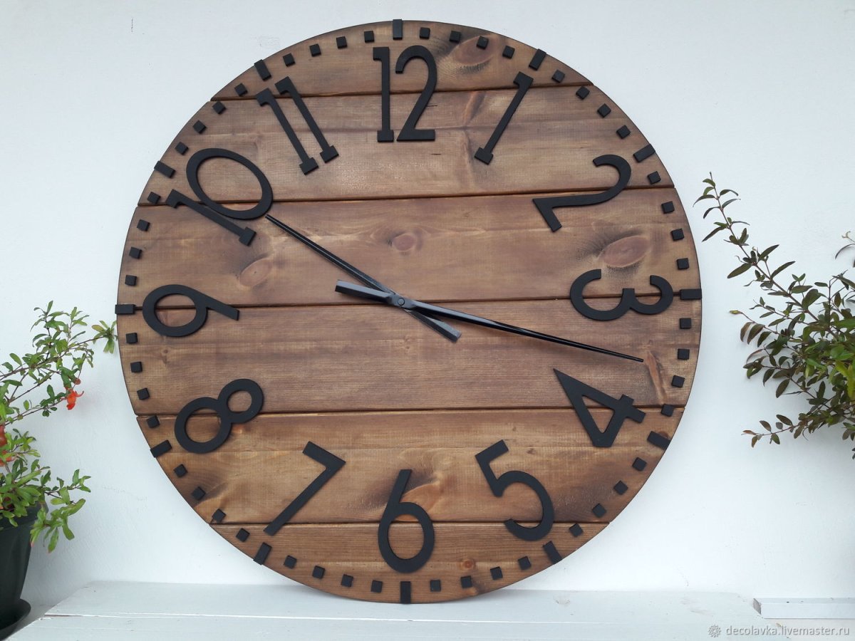 Креативные настенные часы