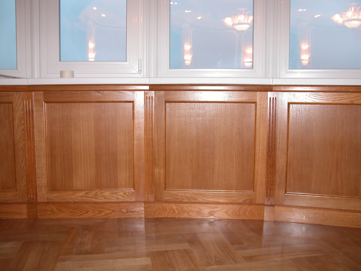 Стеновые панели массив дуба