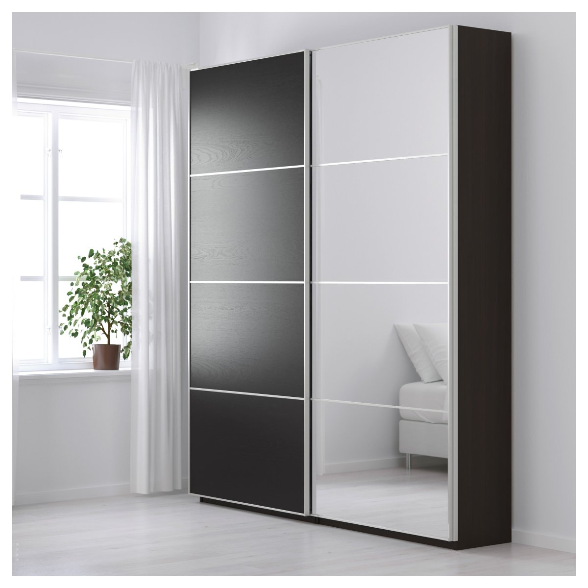 ПАКС ФЭРВИК белое стекло