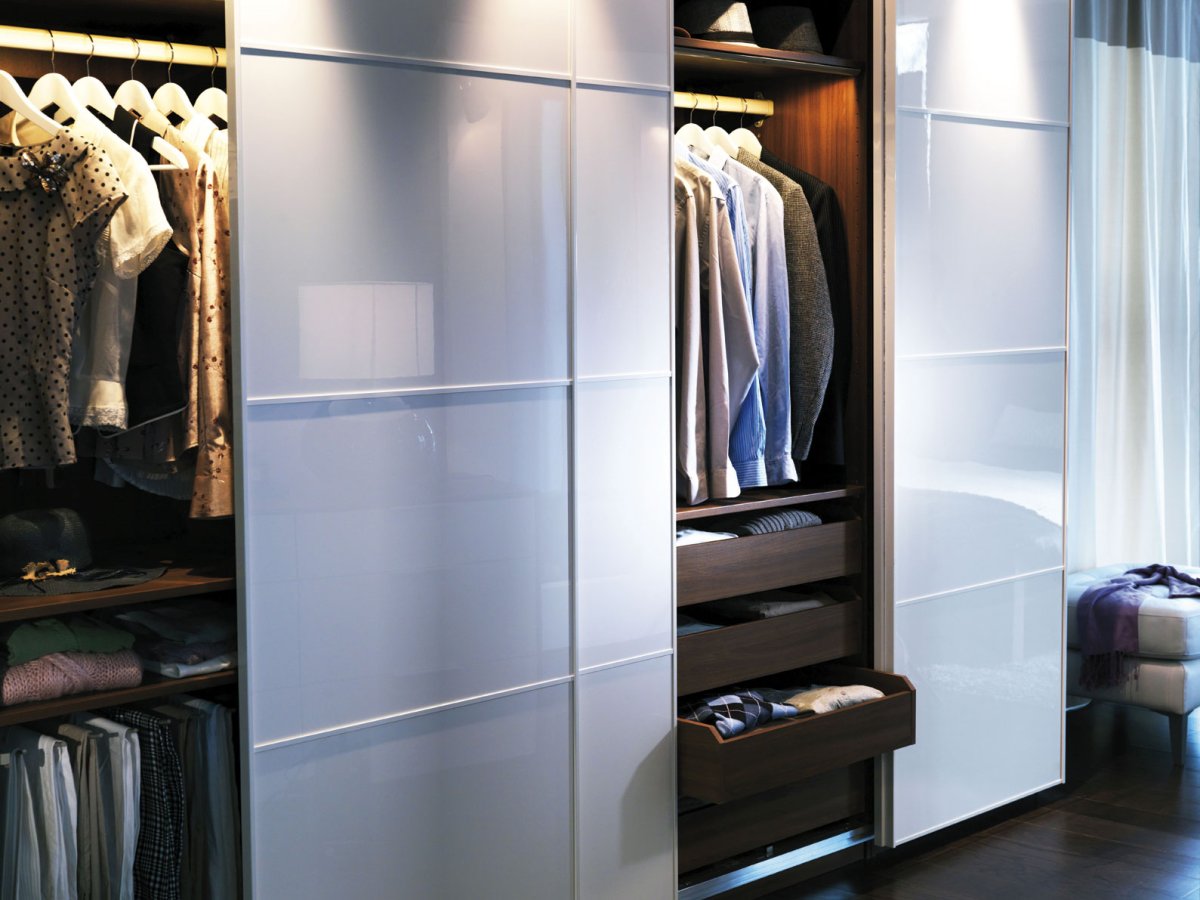 ПАКС каркас гардероба, черно-коричневый50x58x236 см