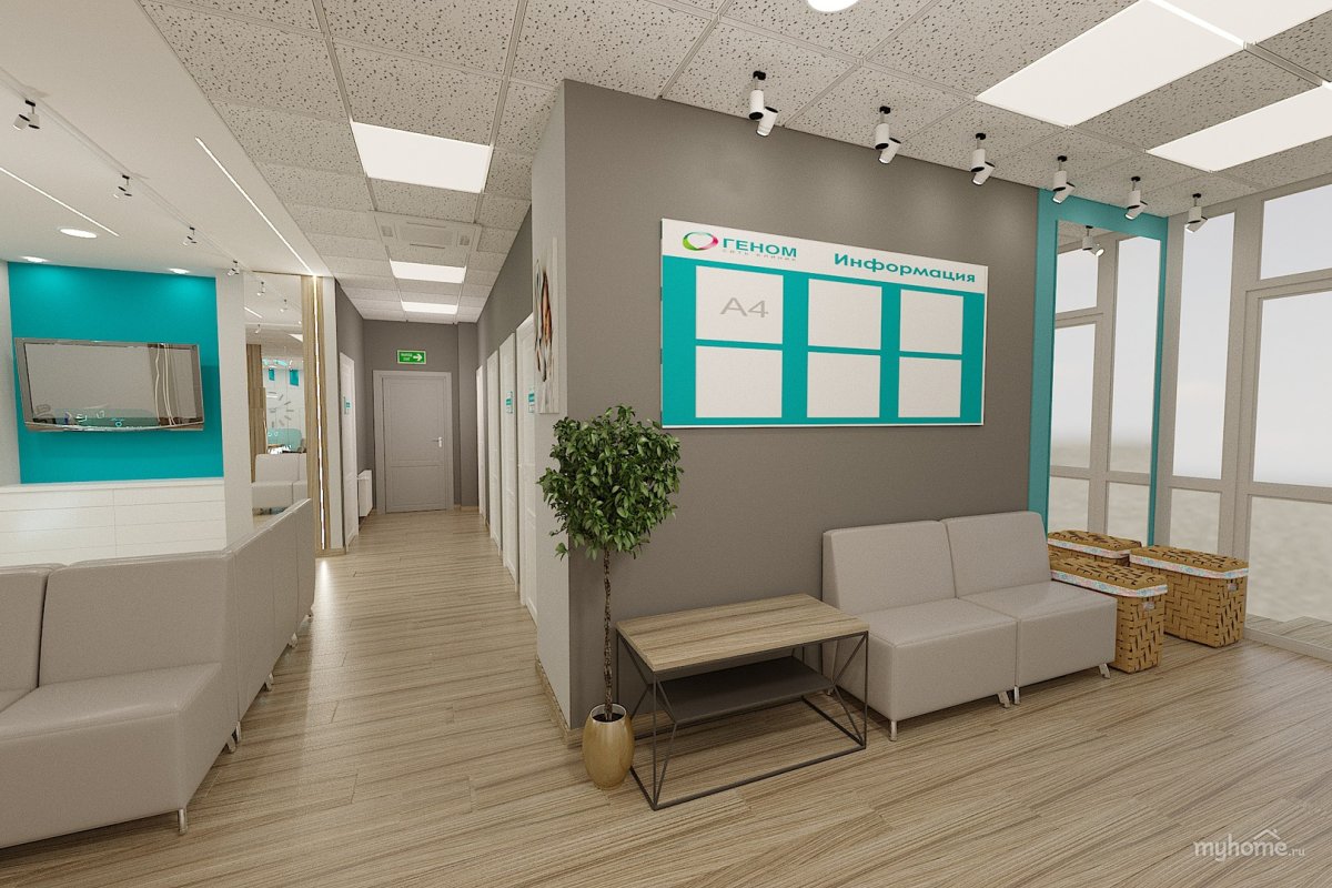 Интерьер в офтальмологических клиниках