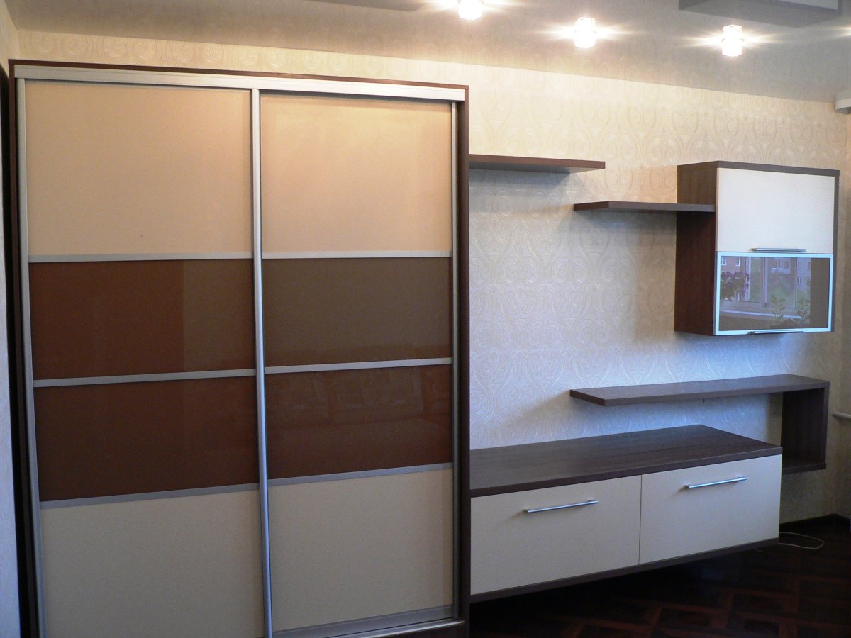 Шкаф купе с антресолью