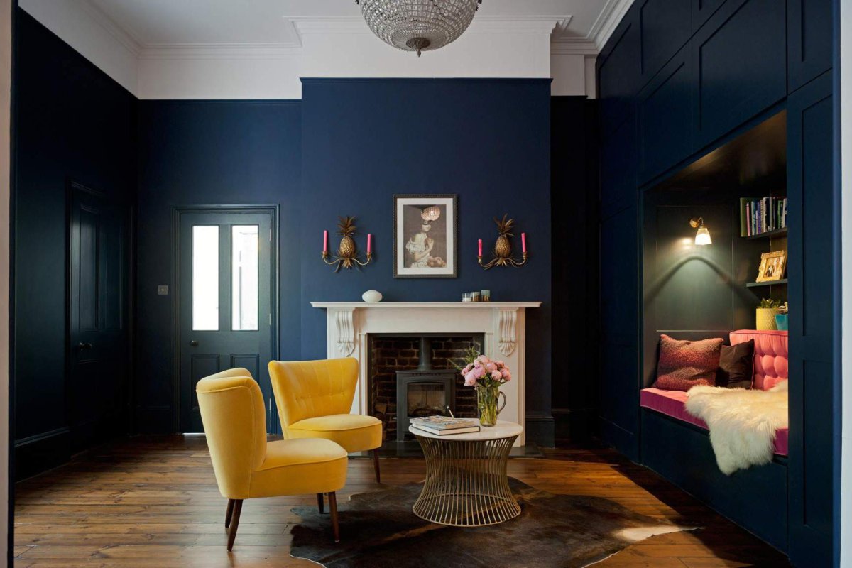 Бенджамин Мур зеленый интерьер