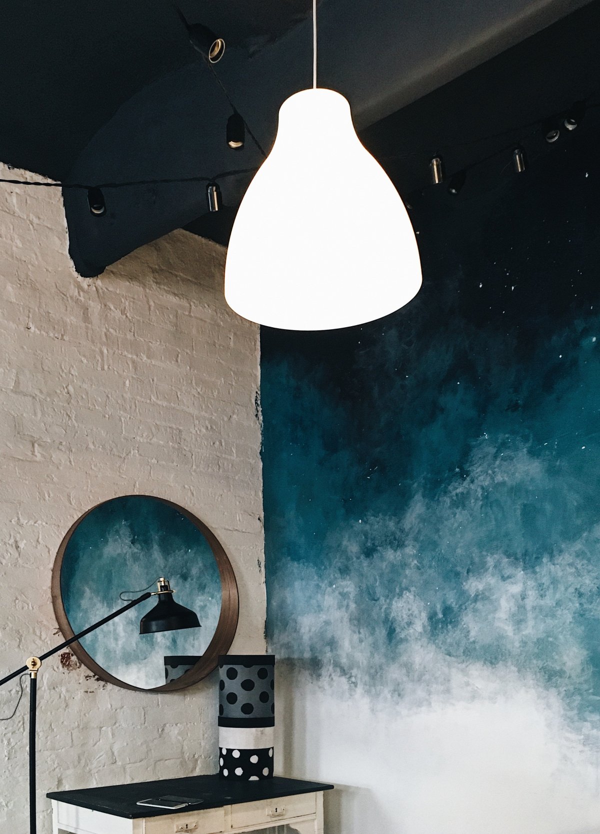 Градиентная краска для стен