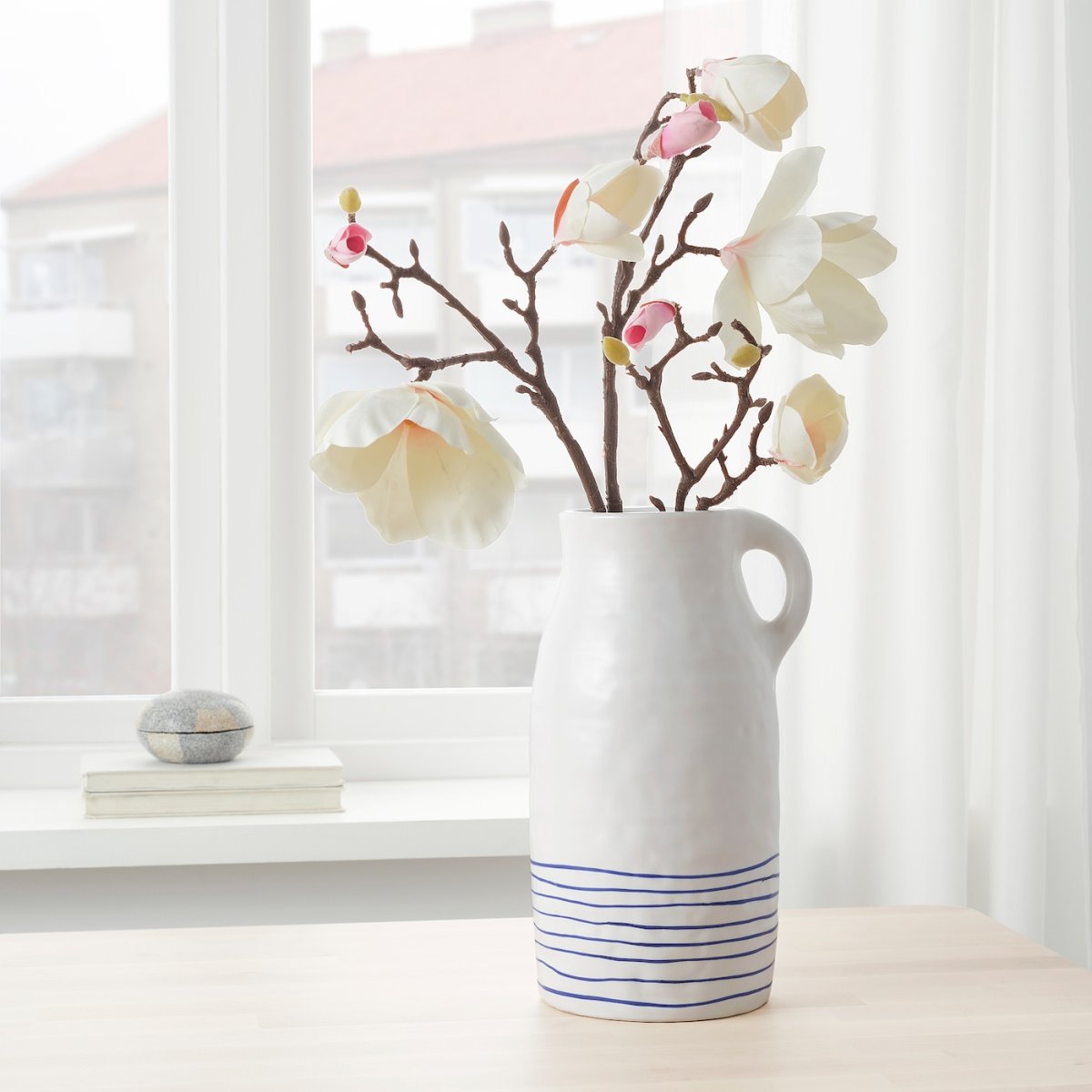 Ваза "листочек" d-8см 11х26 см