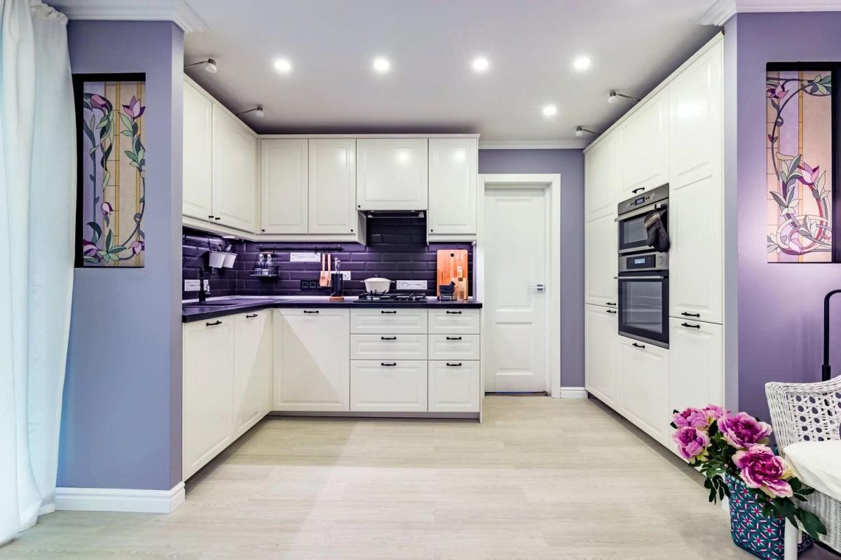 Бежевые кухни