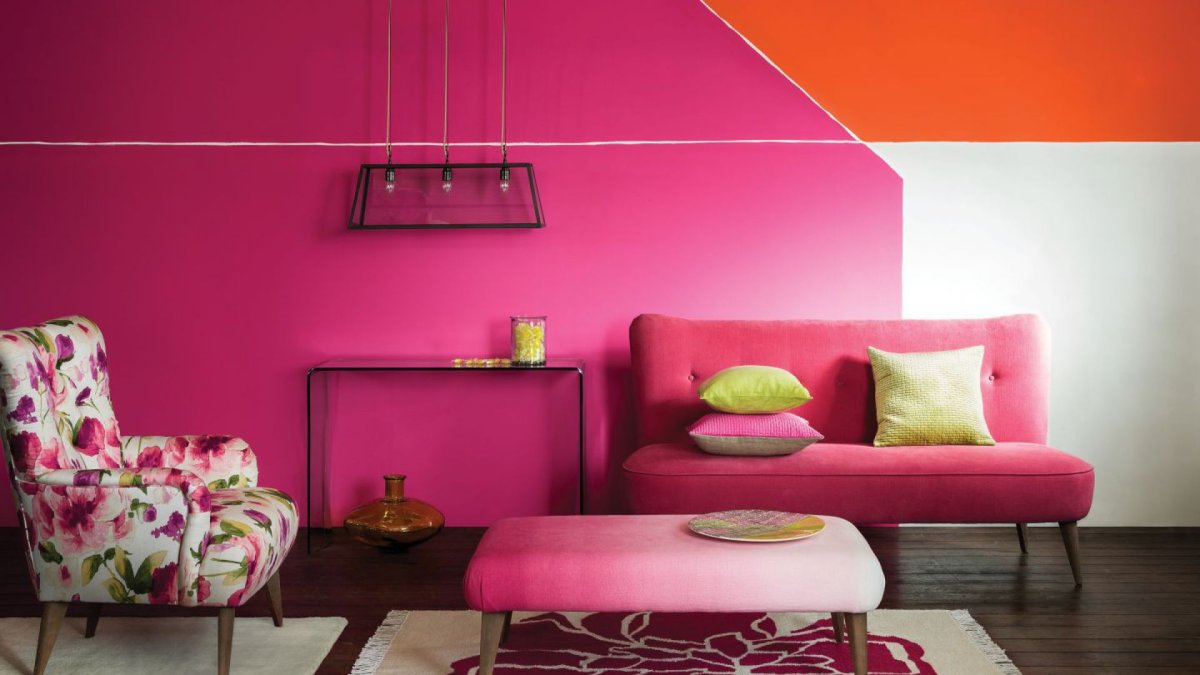 Яркие краски в интерьере