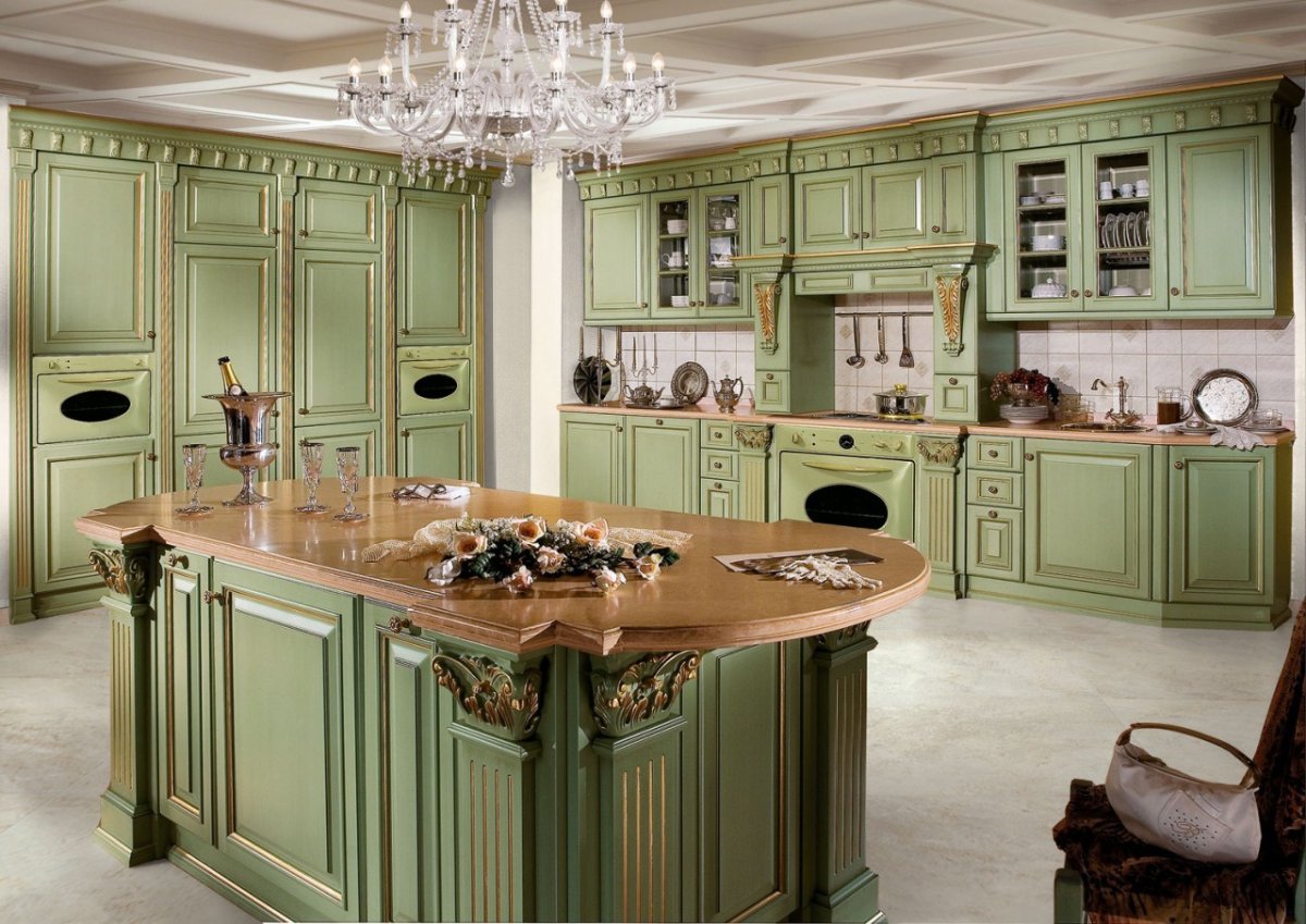 Изумрудный цвет в интерьере