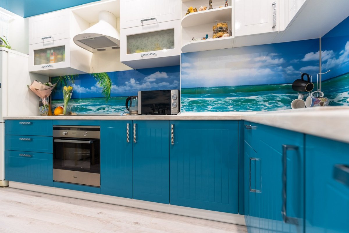 Кухонный гарнитур в морском стиле