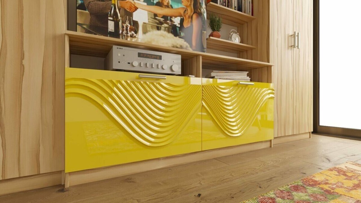 Бело голубая кухня