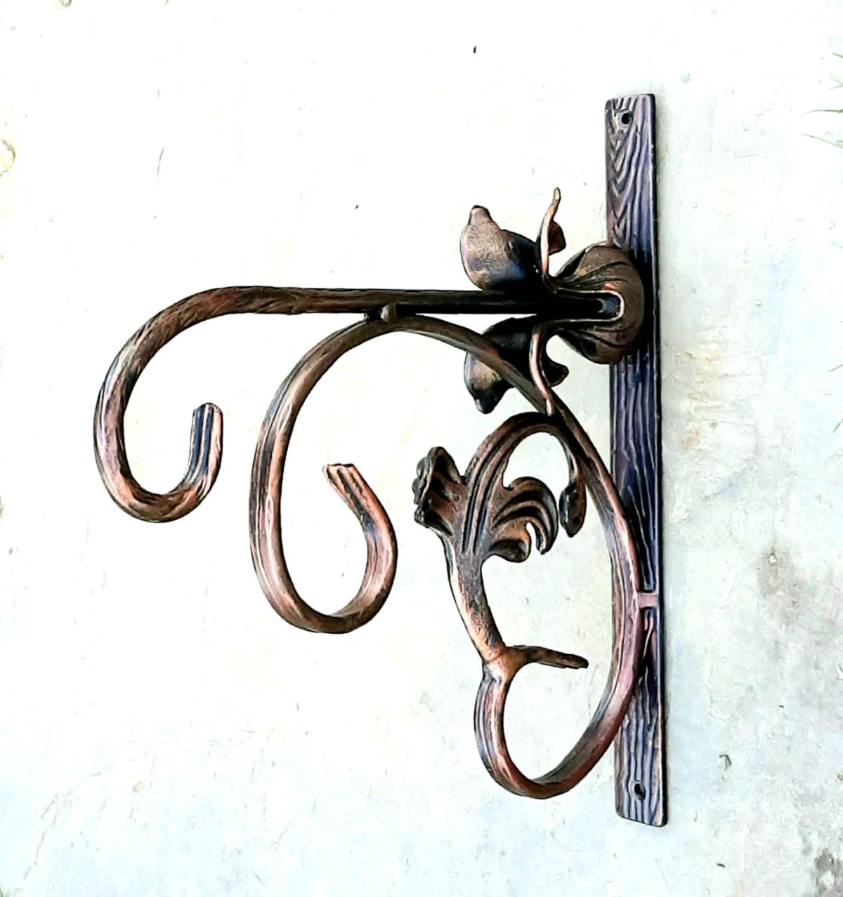 Кронштейн кованый стальной деревянных полок 40кг