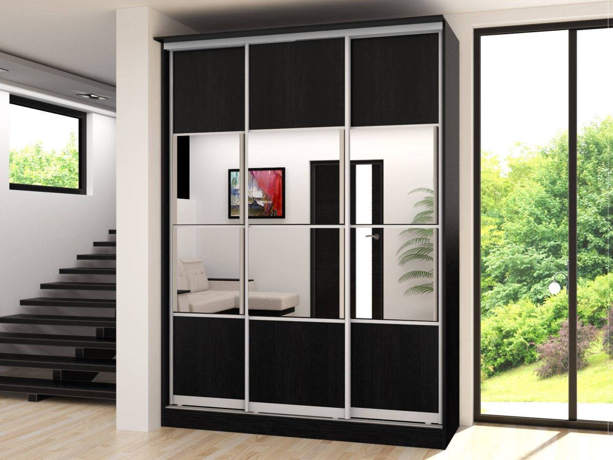 Шкаф купе ПАКС сбоку