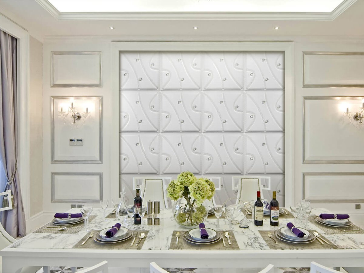 Стеновые панели в столовой