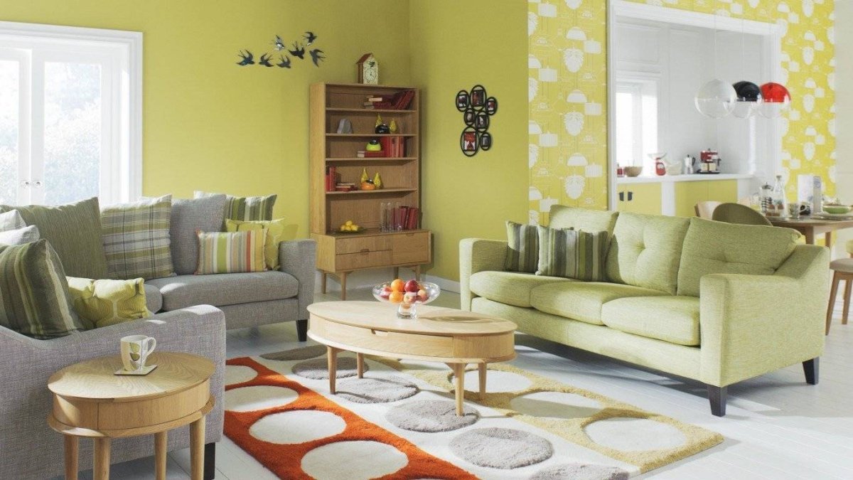 Зеленый цвет в интерьере