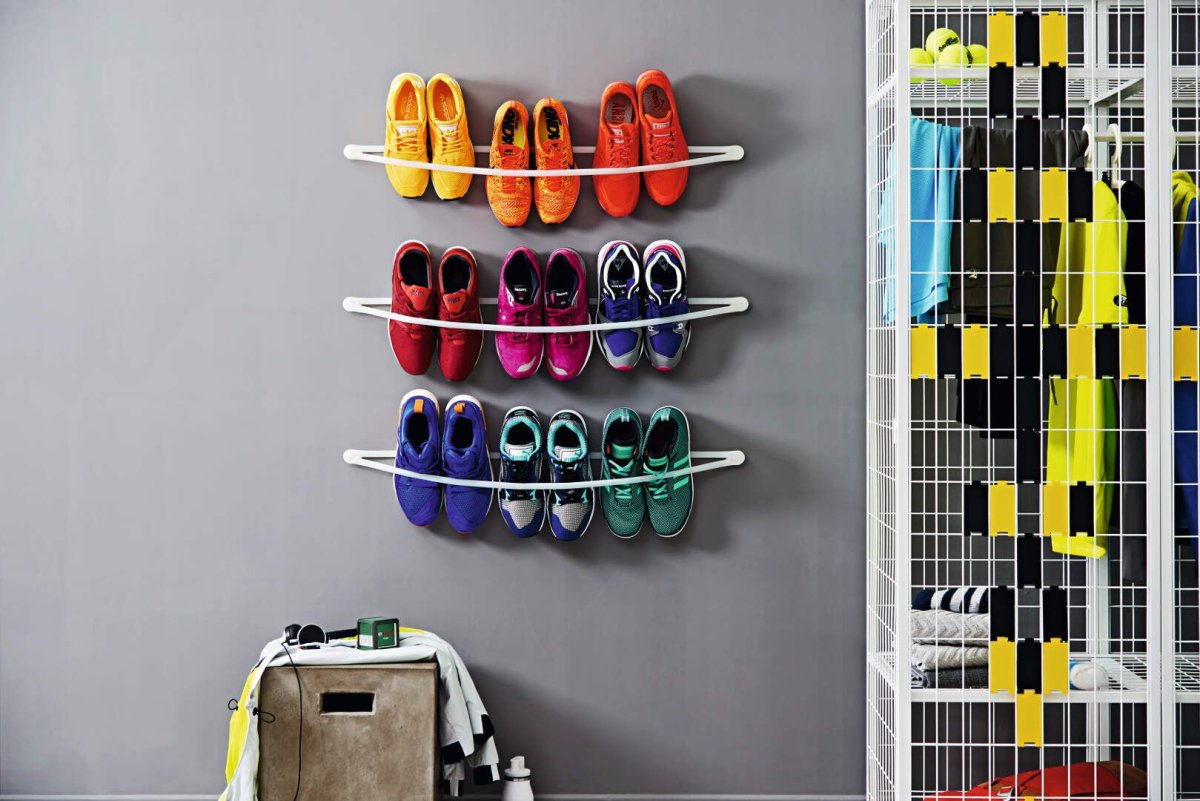Оригинальные полки для обуви