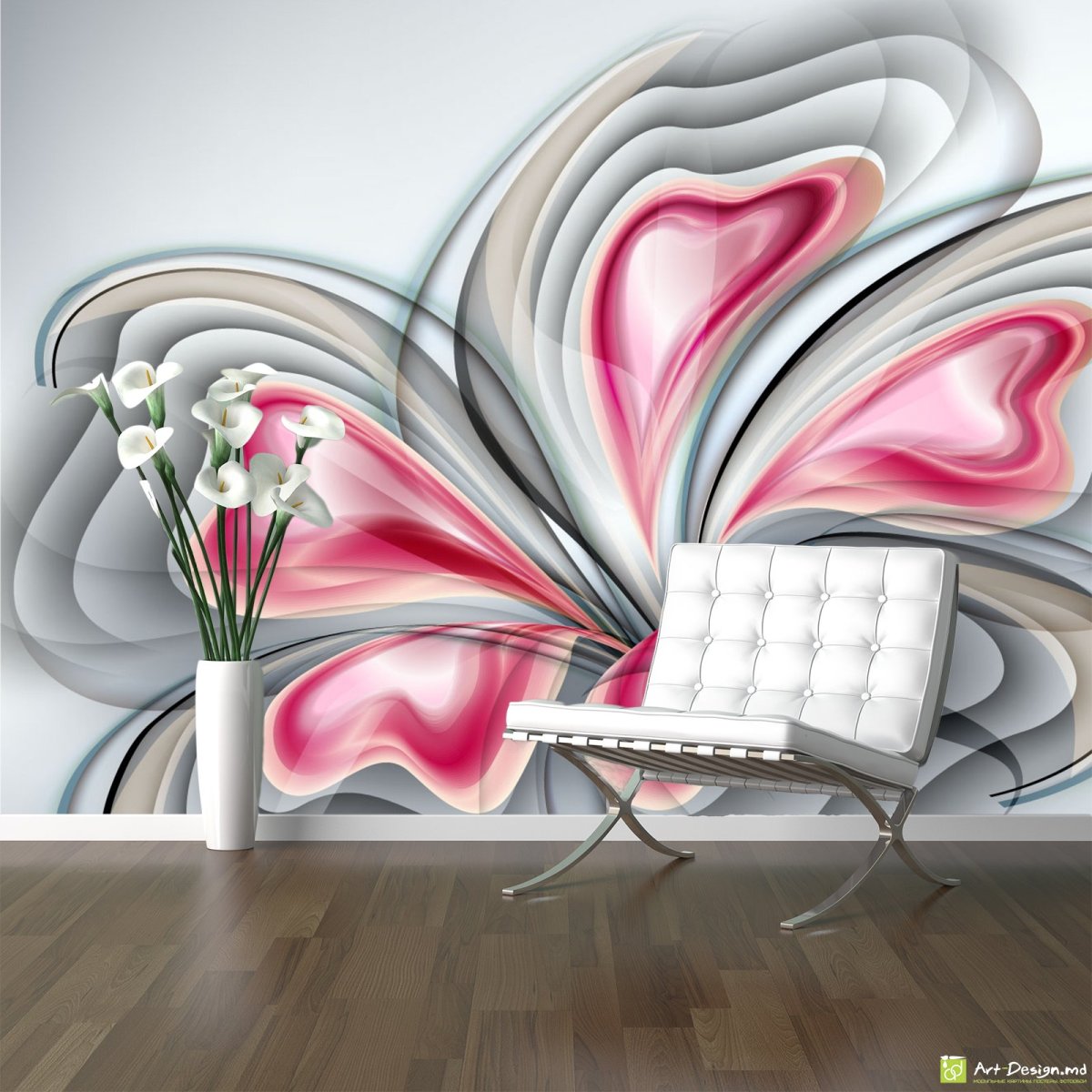 Роспись стен абстракция