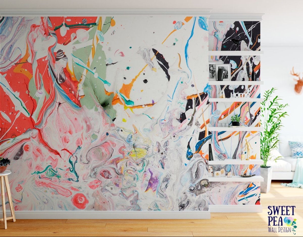 Акварельное панно на стену