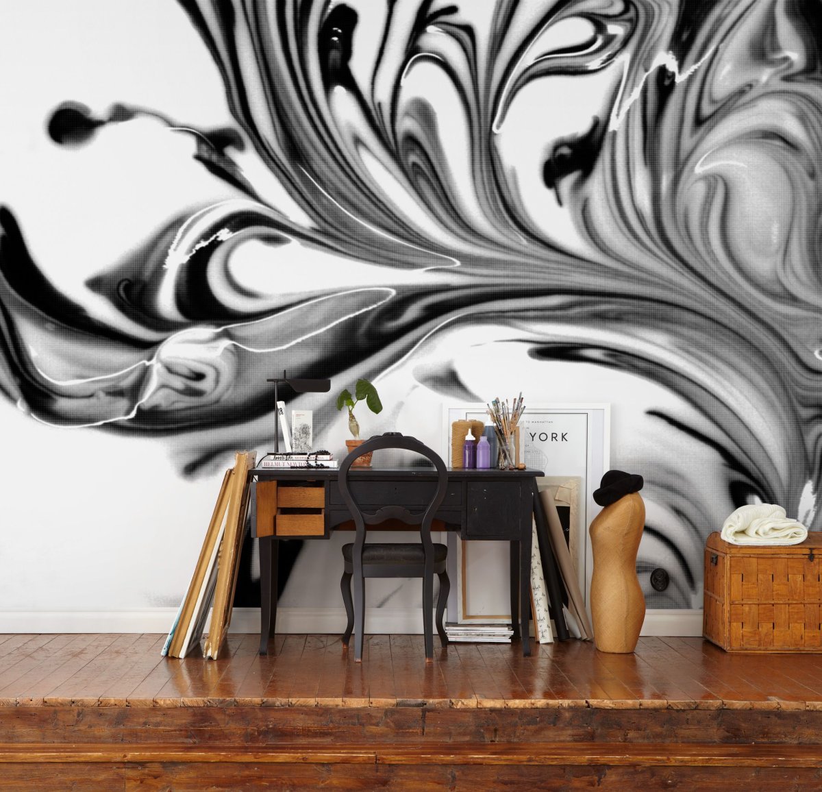 Абстракция в интерьере