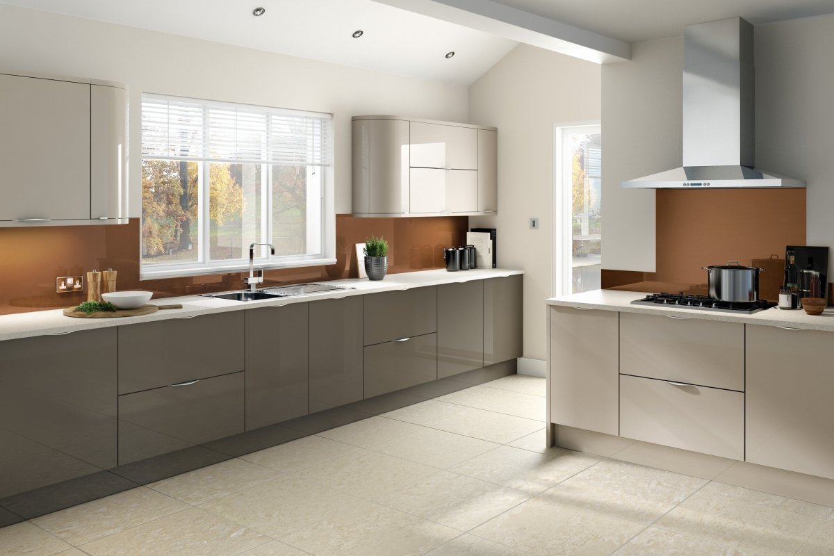Кухня кашемир серый Эггер