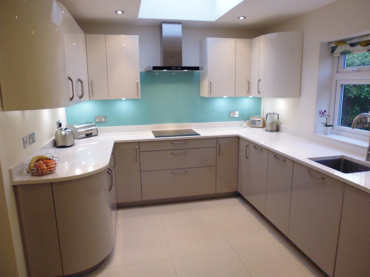 Кухня серый кашемир