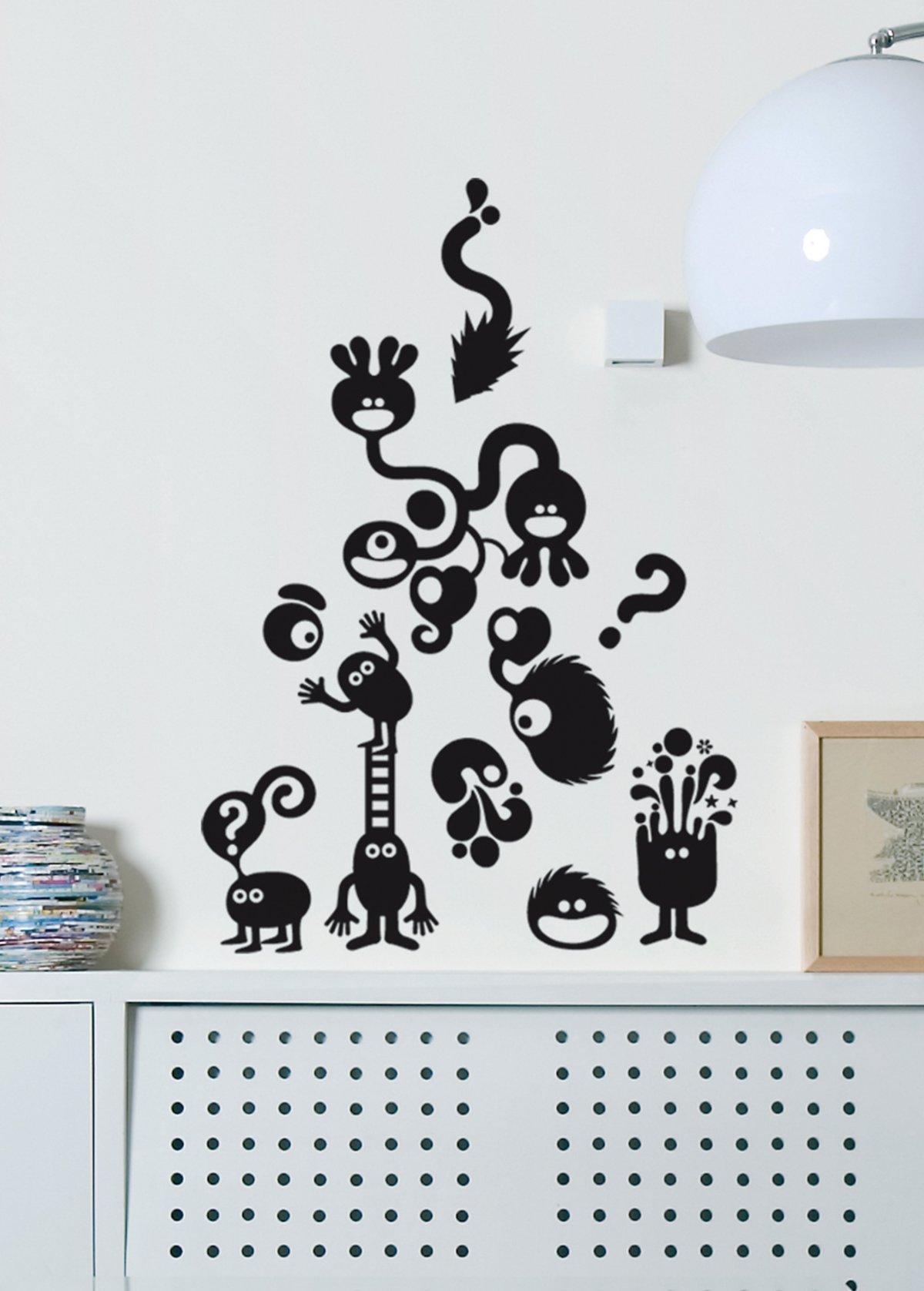 Оригинальные трафареты для стен