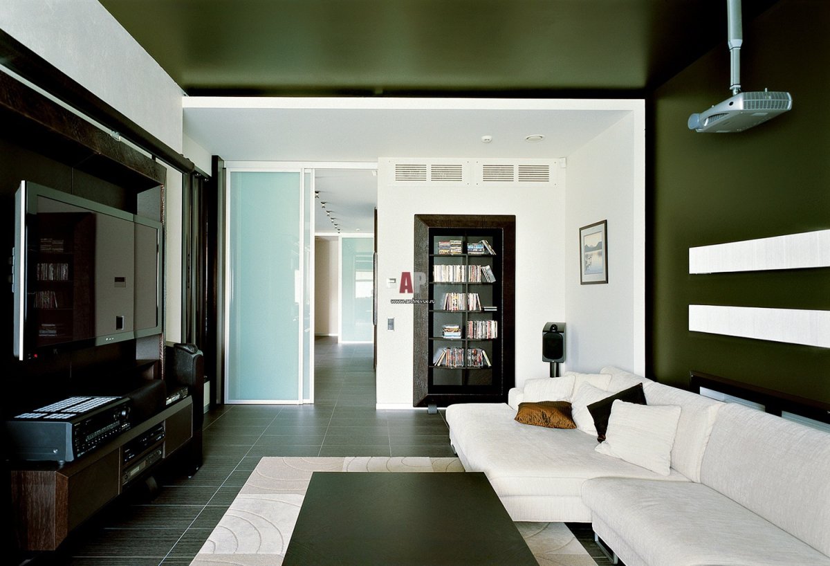 Покраска стен градиентом