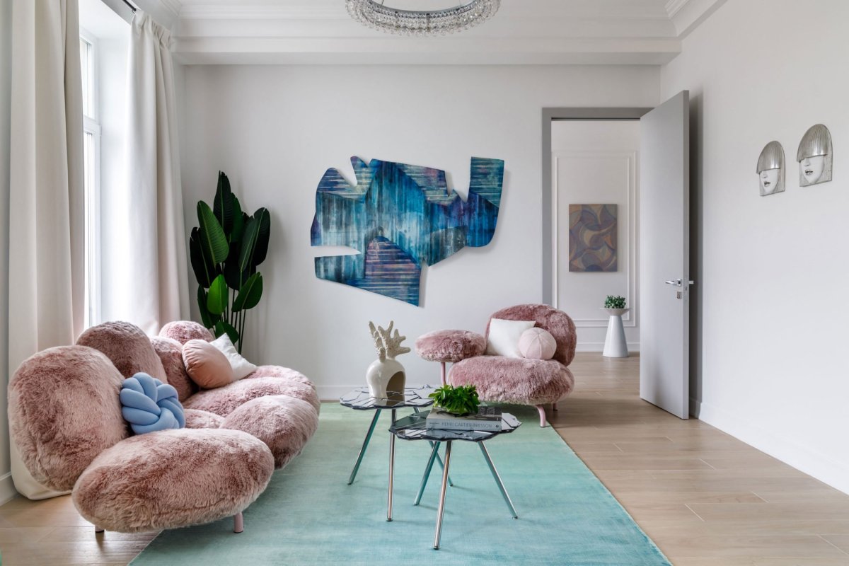 Разноцветные стены