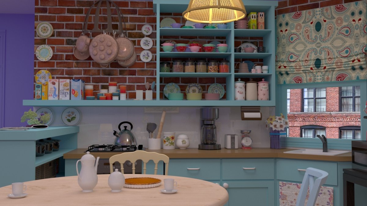 Комната Моники из сериала друзья