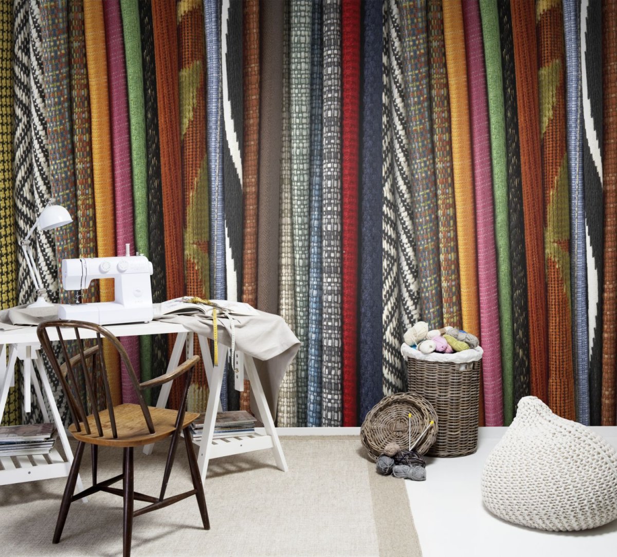 Настенный ковер в интерьере