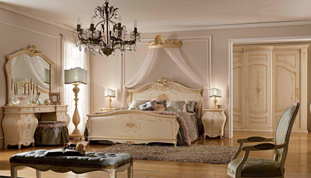 Спальные гарнитуры в классическом стиле
