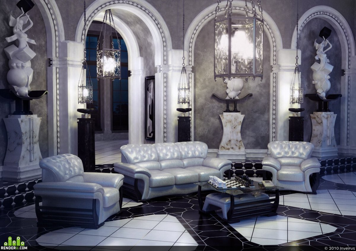 Готический стиль в интерьере мебель