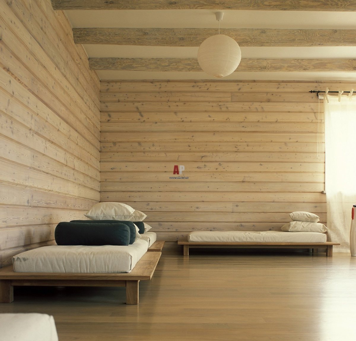 Отделка комнаты вагонкой