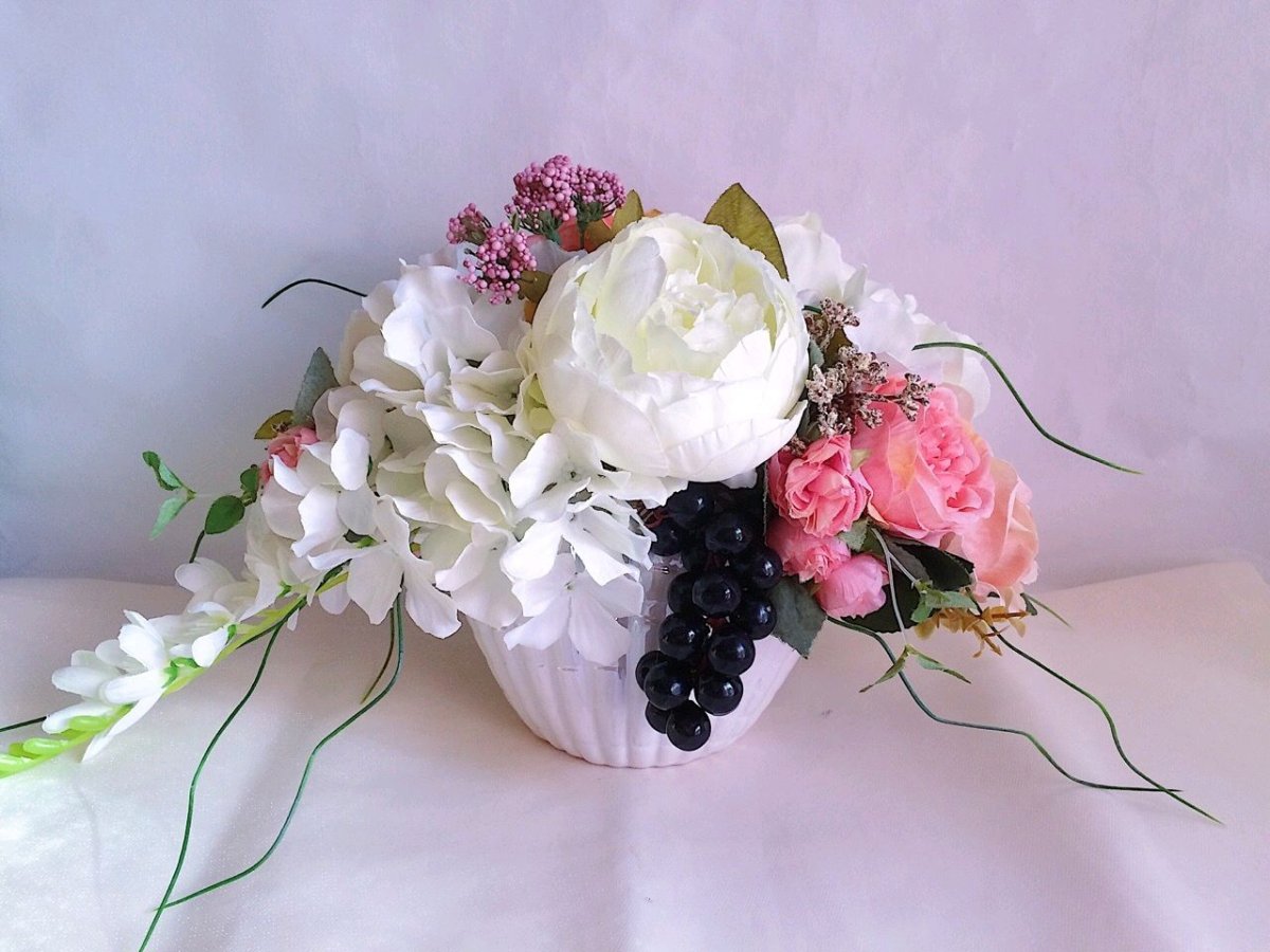 Композиции с искусственными цветами