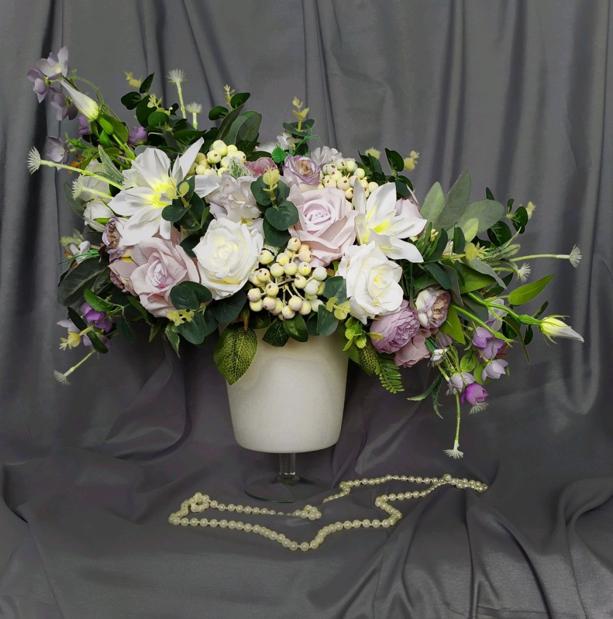 Интерьерная композиция кремовая